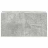 5 Piece TV Cabinet Set Concrete Grey Engineered Wood 3079073