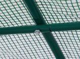 2.45 x 2m Polytunnel Greenhouse, Walk-in Greenhouse with Large Roll-Up Door & Windows, Plastic T3398P313589
