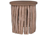 Stool Natural 30 x 30 x 45 cm Solid Teak Wood 42012387