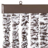 Insect Curtain Brown and Beige 90x220 cm Chenille 284277