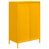 Highboard Mustard Yellow 68x39x103.5 cm Steel 851385