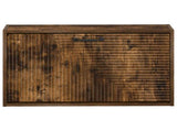 Wall-Mounted Shoe Cabinet HAARLEM 71 x 17 x 43 cm Smoked Oak 896850