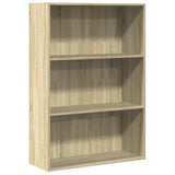Bookcase Sonoma Oak 80x30x114 cm Engineered Wood 857933