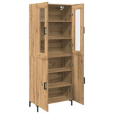 Highboard 2 pcs Artisan oak 69.5 x 34 x 180 cm Engineered Wood 3334350