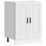 Kitchen Base Cabinet Porto White Engineered Wood 853917