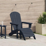 Adirondack Chair Navy Blue 82 x 74 x 92 cm HDPE 42006630