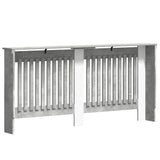 Radiator Cover Concrete Grey 172 x 19 x 81.5 cm Engineered Wood 884072