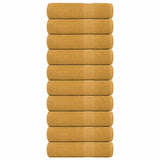 Hand Towels "FROGN" 10 pcs Gold 50x100 cm 360 gsm 136808