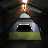 Family Tent with LED 9-Person Light Green Quick Release 94311