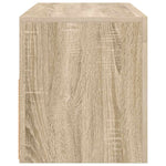 TV Cabinet with LED Lights Sonoma Oak 90x35x40 cm 804322