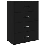 Sideboards 2 pcs Black 60x31x84 cm Engineered Wood 3276582