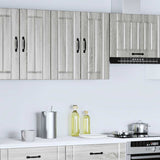 ZNTS Kitchen Wall Cabinet Lucca Grey Sonoma Engineered Wood 853823