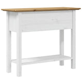 Console Table BODO Brown 90x34.5x73 cm Solid Wood Pine 355072
