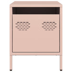 ZNTS Bedside Cabinets 2 pcs Pink 35x39x43.5 cm Steel 851247