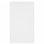 ZNTS Plant Stands 2 pcs White 30x30x50 cm Engineered wood 852915