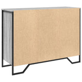 Sideboard Grey Sonoma 101x35.5x74.5 cm Engineered Wood 848557