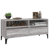 TV Cabinet Grey Sonoma 100x34.5x44.5 cm Engineered Wood 831907