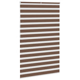 Zebra Blind Brown 150x200 cm Fabric Width 145,9 cm Polyester 4014375