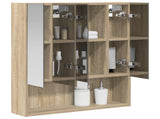 Bathroom Mirror Cabinet Sonoma Oak 60 x 14.5 x 70 cm 889185