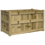 Garden Planter 90x50x50 cm Impregnated Wood Pine 837467
