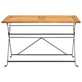 Folding Garden Table 120x70x74 cm Solid Acacia Wood 313159