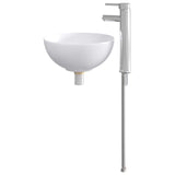 Bathroom Wash Basin Chrome 32 x 32 x 13 cm Metal 890242