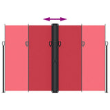 Retractable Side Awning Red 220x600 cm 4004672
