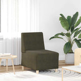 Modular Sofa Unit Armless Army Green 55 x 74 x 82 cm 4108511