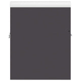 ZNTS Sink Cabinet with Built-in Basin Grey Engineered Wood 3070813