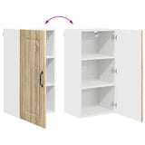 Dishwasher Panel with Storage Kalmar Sonoma Oak 40 x 31 x 80 cm 884676