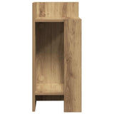 Side Tables 2 pcs with Shelf Artisan Oak 25.5x27x60 cm 858559