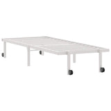 Bed Frame without Mattress Foldable White 80x200 cm Steel 4103965