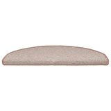 Self-adhesive Stair Mats 15 pcs Light Brown 80 x 24.5 x 3.5 cm 42038637