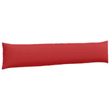 Sofa Pillows 2 pcs Red 200 x 40 cm Fabric 42013880