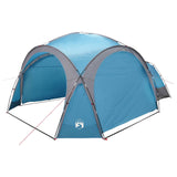 Side Tent with Roof Blue 410 x 410 x 250 cm Polyester and Steel 42028682