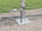 Welded Wire Fence with Concrete Base 50 x 0.4 m 3353818