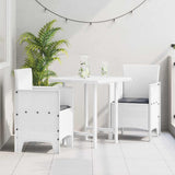 Garden Chair 2 pcs White 53 x 49 x 85 cm Polypropylene 847461
