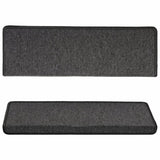 Stair Mats 15 pcs 65x21x4 cm Anthracite Rectangular Edge 134567