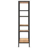 Book Shelf 80x30x120 cm Steel and Engineered Wood 336357