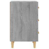 Bedside Cabinet Grey Sonoma 40x40x66 cm Engineered Wood 817322