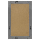320323 Wall Mirror Baroque Style 50x80 cm Black