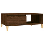 Coffee Table Brown Oak 90x60x35 cm Engineered Wood 813172