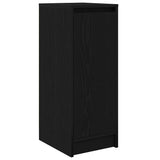Shoe Cabinet Black Oak 29.5x34x76 cm Engineered Wood 861860