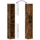 4 Piece Bathroom Cabinet Set UTRECHT Smoked Oak Engineered Wood 3417977