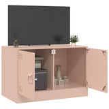 TV Cabinet Pink 67x39x44 cm Steel 841633