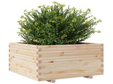 Garden Planter 80x80x49.5 cm Solid Wood Pine 3282529