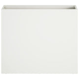Garden Planter 2 pcs White 50 x 20 x 40 cm Cold-rolled Steel 8005445