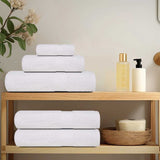 ZNTS 12 Piece Towel Set White 360 gsm 100% Cotton 137095