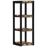 ZNTS Wall Shelf Multicolour 35x35x100 cm Solid Wood Reclaimed 4015936