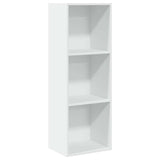Bookcase White 40x30x114 cm Engineered Wood 857867